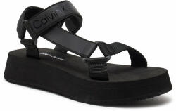 Calvin Klein Jeans Szandál Calvin Klein Jeans Sandal Velcro Webbing Dc YW0YW01353 Fekete 39 Női