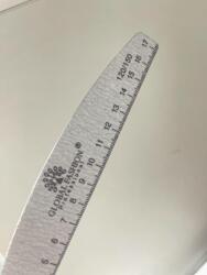 Global Fashion Pilă pentru unghii cu riglă, 120/150, 1 buc