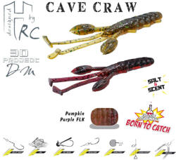 Herakles CAVE CRAW 3.8" 9.6cm Pumpkin Purple Flk