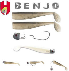 Herakles COMBO HOROG BENJO SHAD 3" 7.5cm WHITE SILVER