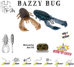 Herakles BAZZY BUG 3.2" 8cm Watermelon Red Flakes