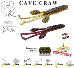 Herakles CAVE CRAW 3.8" 9.6cm Watermelon Red Flakes