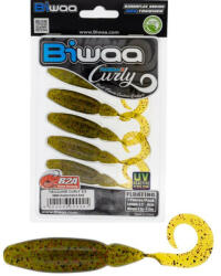 Biwaa TAILGUNR CURLY 3.5" 9cm 004 Watermelon Red - wobblerek
