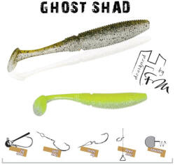 Herakles GHOST SHAD 7.5cm CARTREUSE IMPACT
