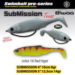Biwaa SUBMISSION 4" 10cm 16 Red Tiger