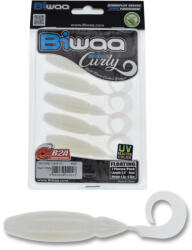 Biwaa TAILGUNR CURLY 2.5" 6.3cm 008 Pearl White - wobblerek