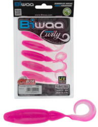 Biwaa TAILGUNR CURLY 2.5" 6.3cm 304 Pink Ice - wobblerek