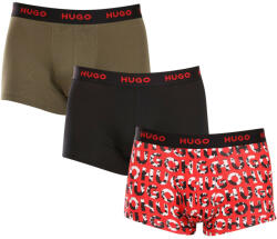 HUGO 3PACK többszínű HUGO férfi boxeralsó (50480170 306) XL