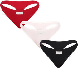 Tommy Hilfiger 3PACK női tanga Tommy Hilfiger nagyméretű többszínű (UW0UW05189 0SR) 3XL