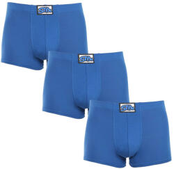 Styx 3PACK Férfi boxeralsó Styx klasszikus gumipánt kék (3Q1167) L