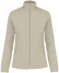 Kariban Női MAUREEN cipzáras polár pulóver, Kariban KA907, Beige-XL (ka907be-xl)