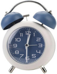 Pufo Ceas de masa desteptator Pufo Joyful cu buton de iluminare cadran, 15 cm, albastru