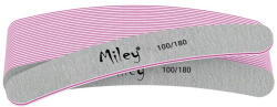 Miley Set pile unghii Miley, banana, gri, granulatie 100 180, 25 buc