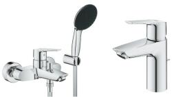 GROHE Set 3in1 cada Grohe Start, baterie lavoar S, set dus, 1 functie, ventil, crom, 25283002-1ST (25283002-1ST)