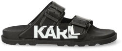 Karl Lagerfeld Сандали Karl 2-Strap Sandal KL80978 v01-black rubber w/white (KL80978 v01-black rubber w/white)