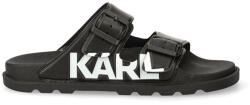 Karl Lagerfeld Сандали Karl 2-Strap Sandal KL80978 v01-black rubber w/white