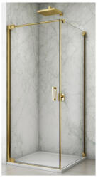 SanSwiss Cabina de dus aurie patrata 90x90 cm Sanswiss Cadura Opal, deschidere pe stanga (OPAL S 90X90)