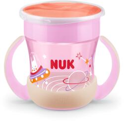 Nuk Чаша NUK - Evolution, Mini Magic Cup, Glow in the Dark, 6 m+, 160 ml, Розова (10255538-момиче)