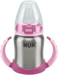 Nuk Термо шише от неръждаема стомана NUK - First Choice, 125 ml, 6+ месеца, Розово (10255247-Розов)
