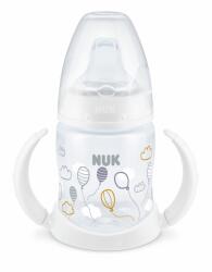 Nuk Чаша със силиконов накрайник за сок NUK - First Choice, TC, 150 ml, Бяла (10215335-Бял)