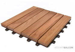  Thermowood kőrisfa kültéri járólap (DIY), világos barna 30*30 (1 db) (FA1015)