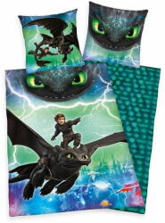 Herding Fényes pamut lepedő How to Train Your Dragon, 140/200+70/90