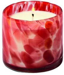 Paddywax Świeca zapachowa w szkle - Paddywax Luxe Hand Blown Bubble Glass Candle Red Saffron Rose 226 g