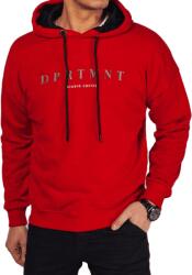 Dstreet Férfi nyomtatott pulóver piros bx5681 XXL