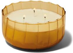 Paddywax Świeca zapachowa Złoty węgiel - Paddywax Ripple Glass Candle Golden Ember 340 g