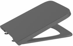 Roca Inspira Square wc-ülőke és fedél, lecsapódásgátlóval onyx színben (A80153264B)