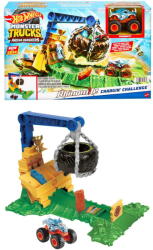 Mattel Hot Wheels Monster Trucks Arena Smashers: Rhinomite Chargin, toy vehicle (HTP18) Figurina