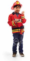 BIGJIGS Toys Set costum si accesorii pompier pentru copii (150013)
