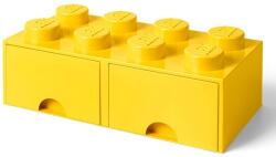 LEGO® Cutie depozitare 40061732 LEGO 2x4 cu sertare, galben L40061732 (40061732)