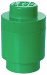 LEGO® Cutie rotunda depozitare 40301734 LEGO 1x1 verde inchis L40301734 (40301734)