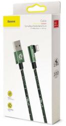 Baseus Cable Baseus camouflage CALMC-B06 (USB - Lightning ; 2m; green color) (CALMC-B06) - 24mag