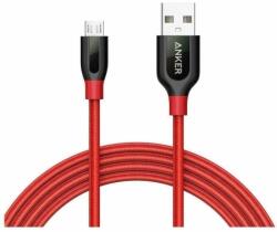 Anker Cablu de date Anker A8143091, USB - microUSB, 1.8m, Red (A8143091)