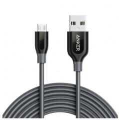 Anker Cablu de date Anker A8143HA1, USB - microUSB, 1.8m, Black (A8143HA1)