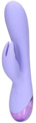 Loveline Vibrator Smooth Silicone Rabbit Vibrator, 10 Moduri Vibratii, USB, 20 cm, Mov Vibrator