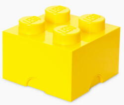 LEGO® Cutie depozitare LEGO 4 galben (40031732) - forit