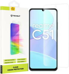 Techsuit Folie pentru Realme C51 / Note 50 - Techsuit Clear Vision Glass - Transparent (KF2320344) - pcone