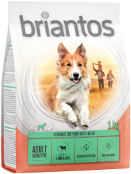 Briantos briantos Preț special! 1 kg Hrană uscată câini - Adult Sensitive Miel & Orez
