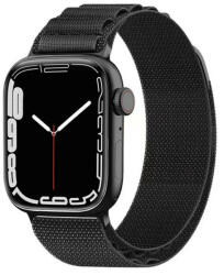 Techsuit Curea pentru Apple Watch 1/2/3/4/5/6/7/8/9/SE/SE 2 38/40/41mm Techsuit Watchband W037 Black (5949419015227)