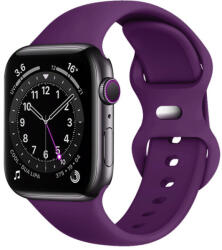 Techsuit Curea pentru Apple Watch 1/2/3/4/5/6/7/8/9/SE/SE 2/Ultra/Ultra 2 42/44/45/49mm Techsuit Watchband W031 Dark Purple (5949419015906)