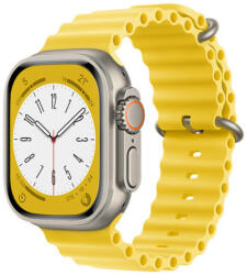 Techsuit Curea pentru Apple Watch 1/2/3/4/5/6/7/8/9/SE/SE 2 38/40/41mm Techsuit Watchband W038 Yellow (5949419015265)