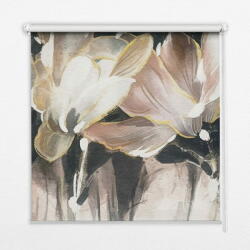 COLORAY. HU Roló ablakra Festett virágok Sötétítő redőny (gumi bevonattal) 140x180 cm