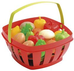 Ecoiffier Set de joaca Ecoiffier - Coș cu fructe și legume, 15 piese, Sortiment (7600000966) Bucatarie copii