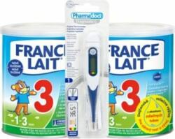 France Lait 3 hrană cu lapte pentru a susține creșterea copiilor mici de la 1 an 2x400g + termometru (IP4427)