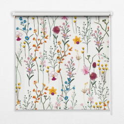  COLORAY. HU Roló függöny Színes virágok Sötétítő redőny (gumi bevonattal) 150x240 cm