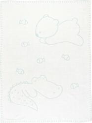NATTOU pătură tricotată față-verso 100x75 cm Romeo, Jules & Sally (AGS950350) Lenjerii de pat bebelusi‎, patura bebelusi