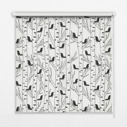 COLORAY. HU Sötétítő roló ablakra Rajzolt madarakat és fákat húz Redőny fényerő 130x240 cm
